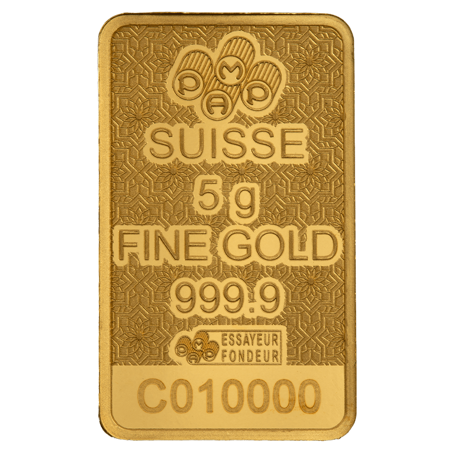 5 gram Gold Bar - Arabian Camel with pendant frame thumbnail 6