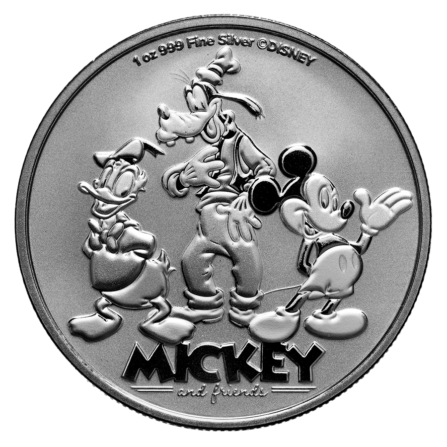1 ounce Silver Coin - Disney Mickey and Friends 2025 — photo 1