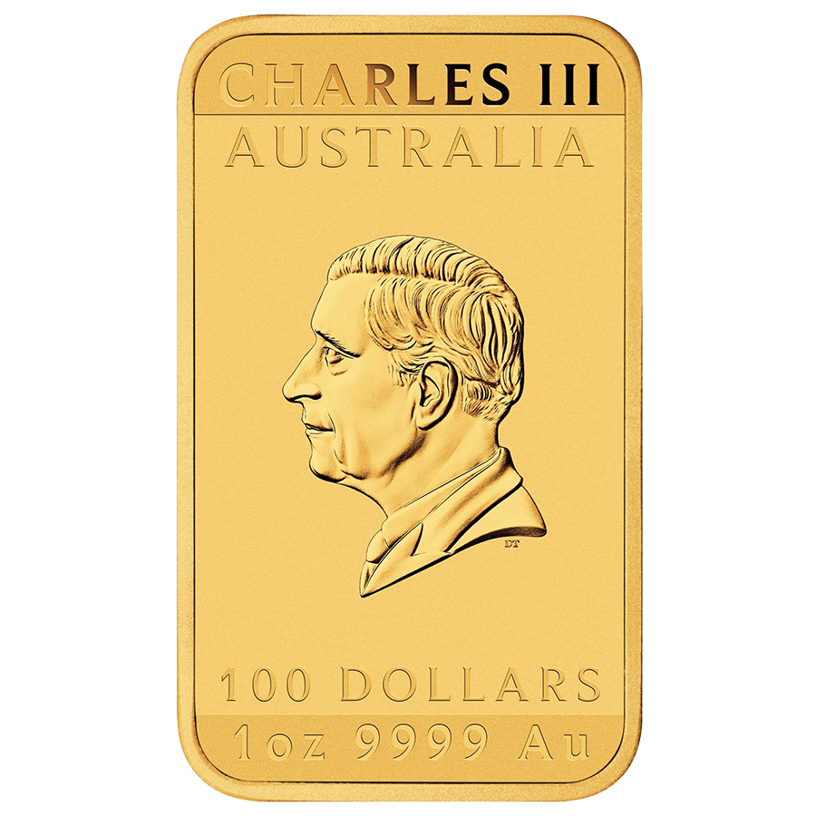 1 ounce Gold Rectangular Coin - Australia Dragon 2026 thumbnail 3