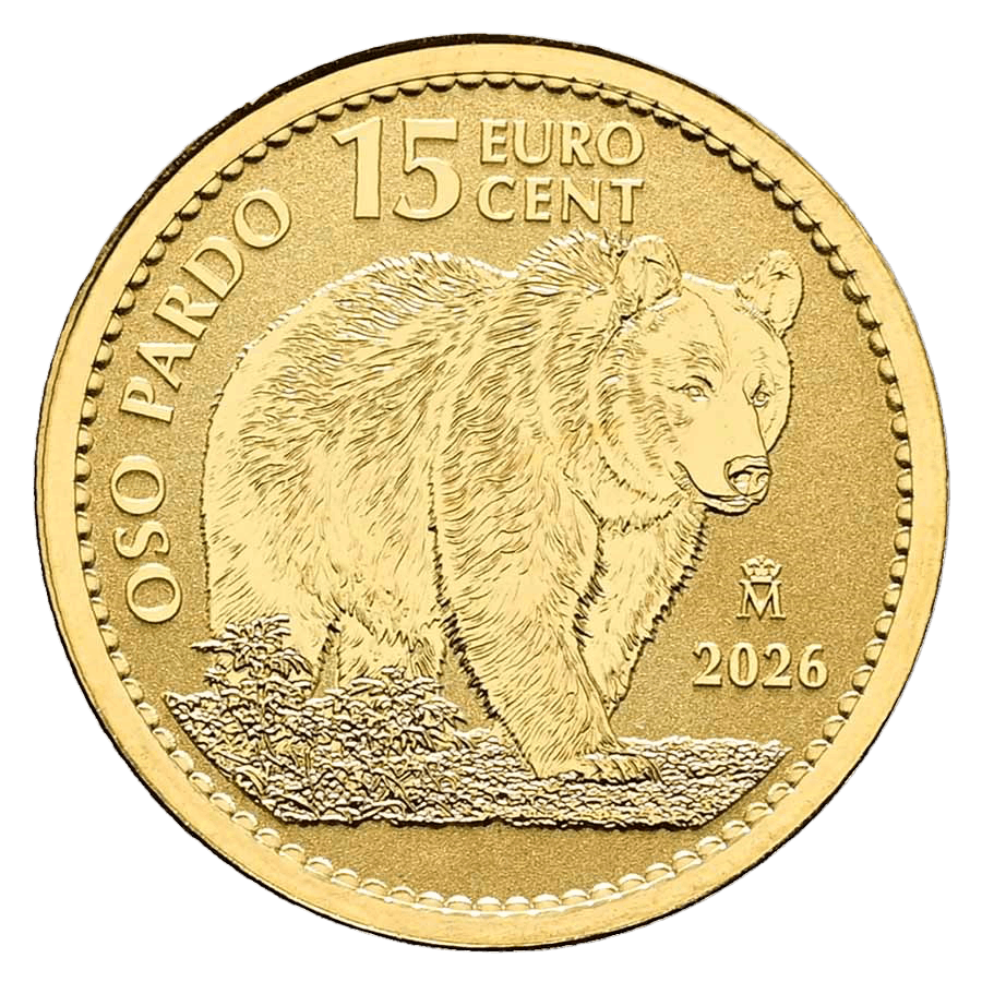 1/10 ounce Gold Coin - Spain Brown Bear Reverse Proof 2026 — photo 1
