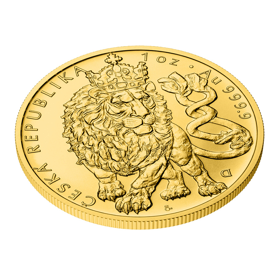 1 ounce Gold Coin - Czech Lion 2026 thumbnail 3