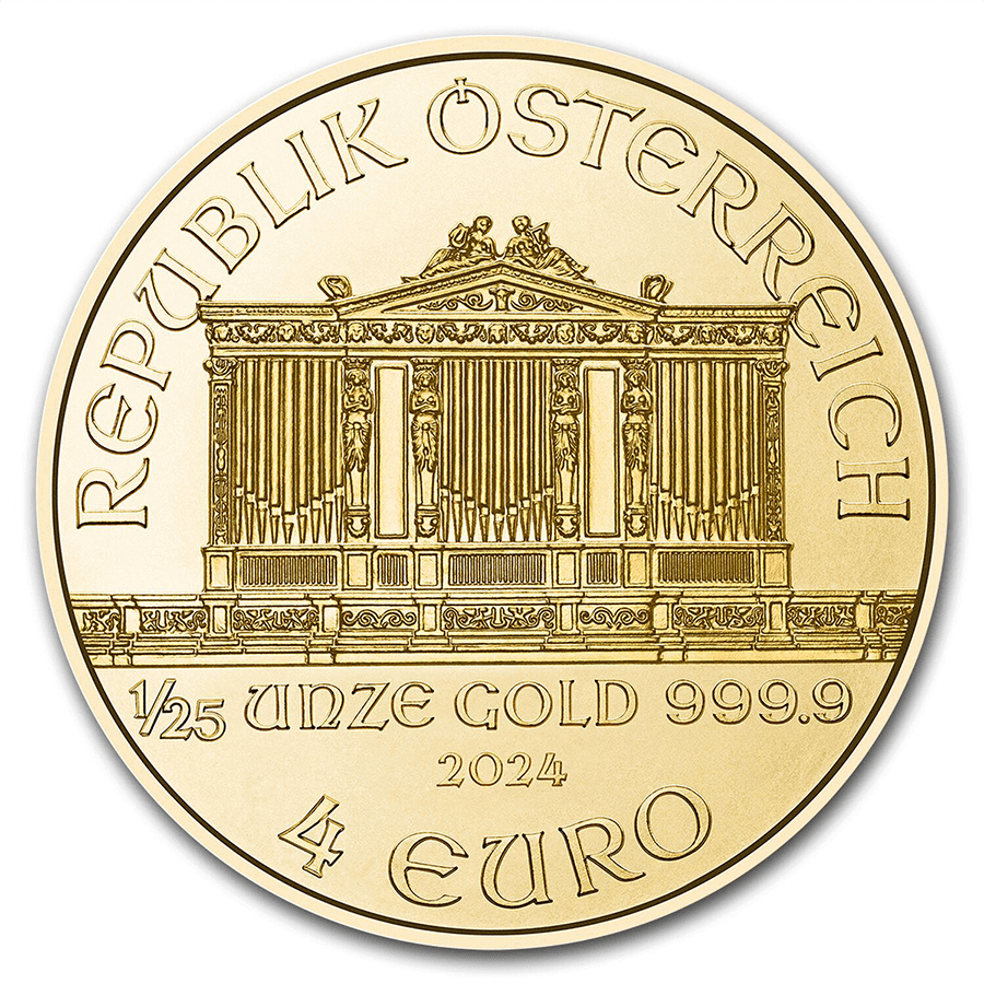 1/25 ounce Gold Coin - Philharmonic 2024 thumbnail 2