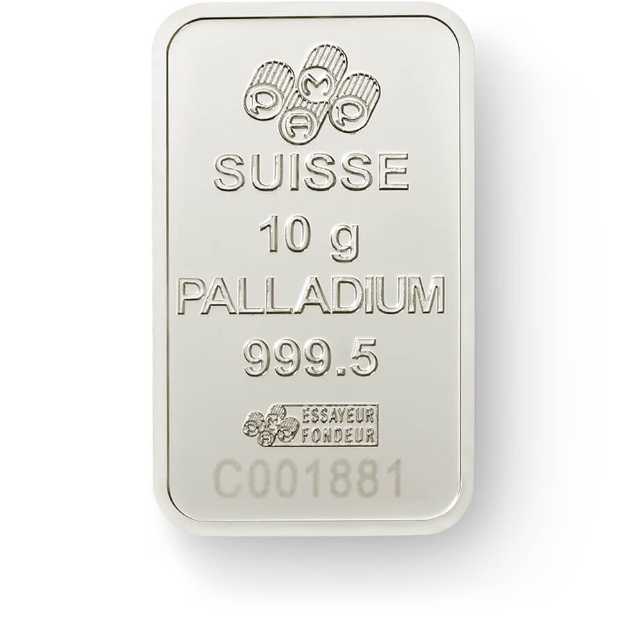 10 gram Palladium Bar - PAMP Suisse Lady Fortuna thumbnail 4