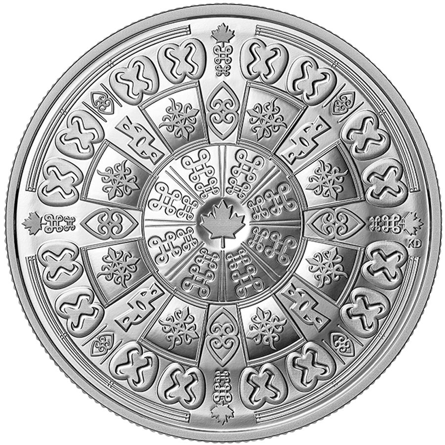1 ounce Silver Coin - Adinkra Symbols Proof — photo 1