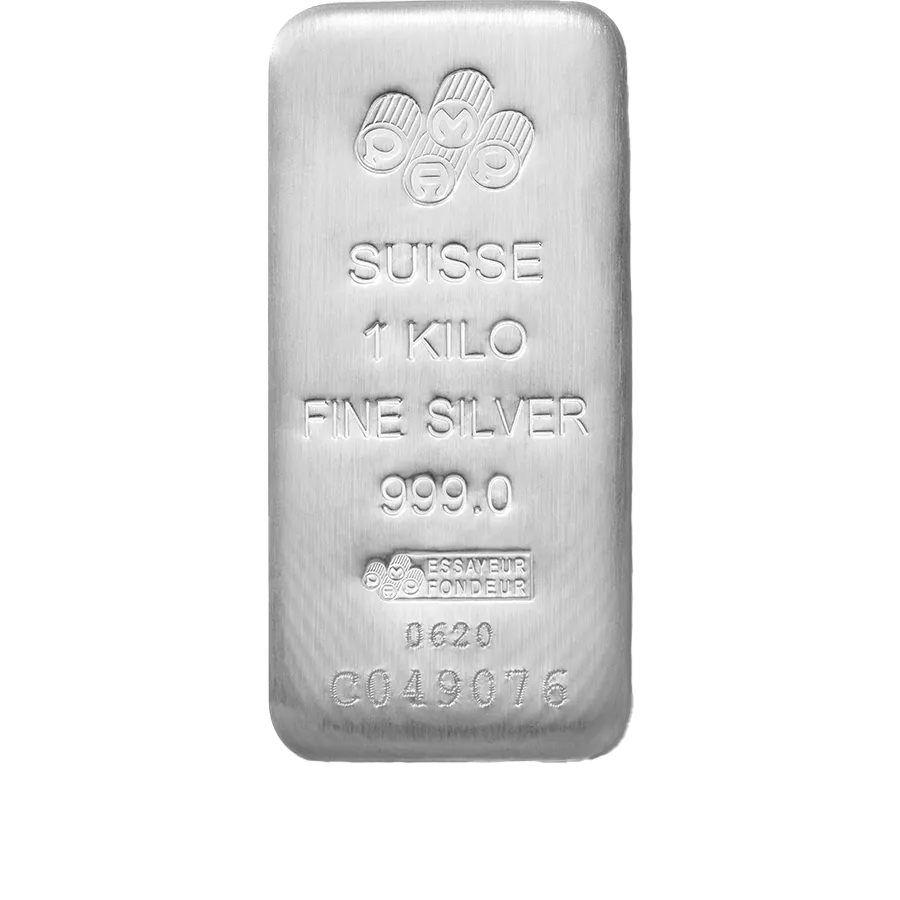 1 kg Silver Bar - PAMP Suisse