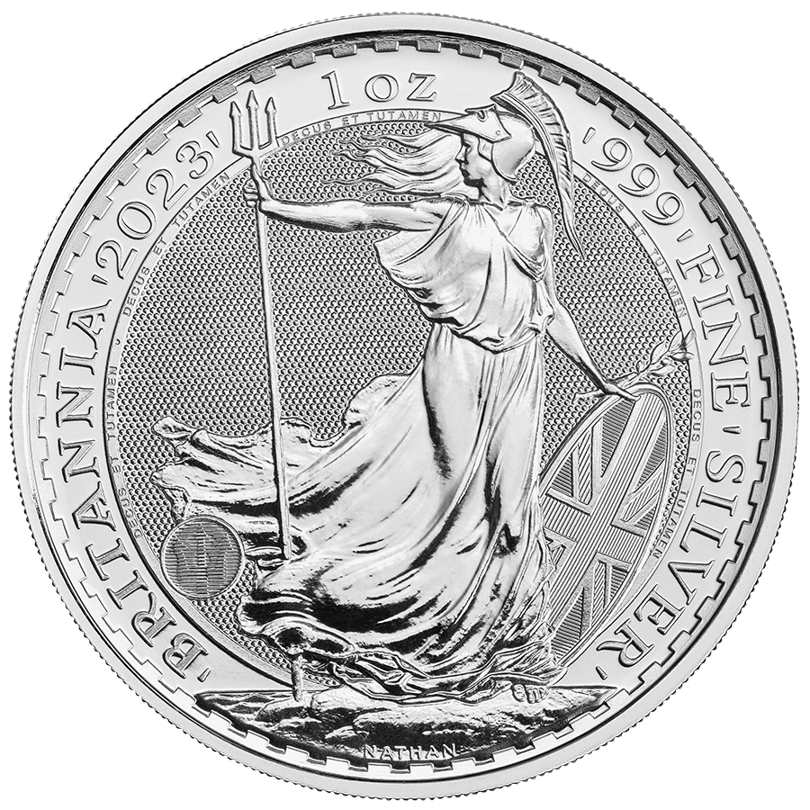 1 ounce Silver Coin - Britannia Charles III - 2023 BU — photo 1