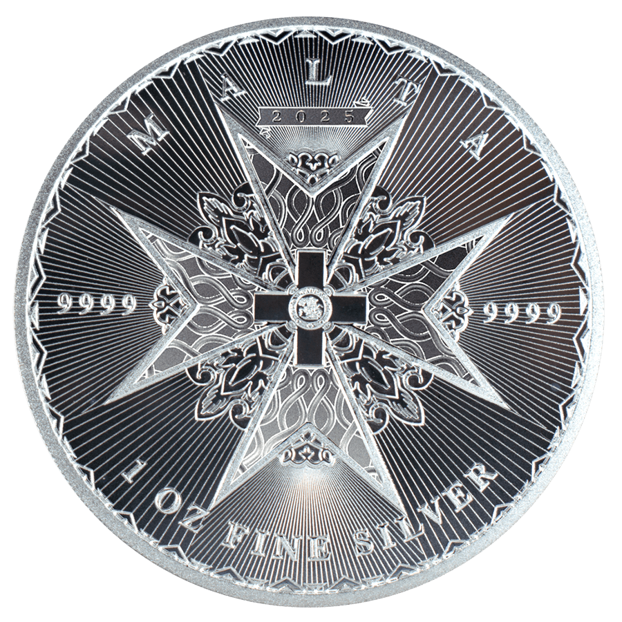 1 ounce Silver Coin - Maltese Cross 2025 — photo 1