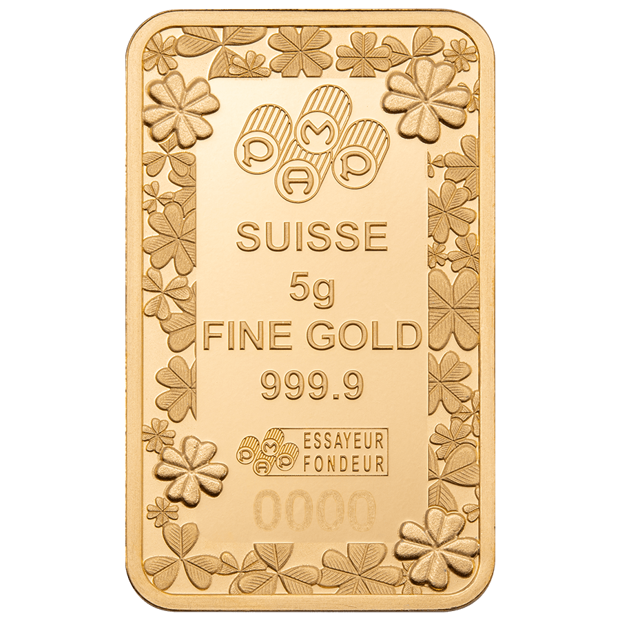 5 gram Gold Bar - Lucky Pig thumbnail 4