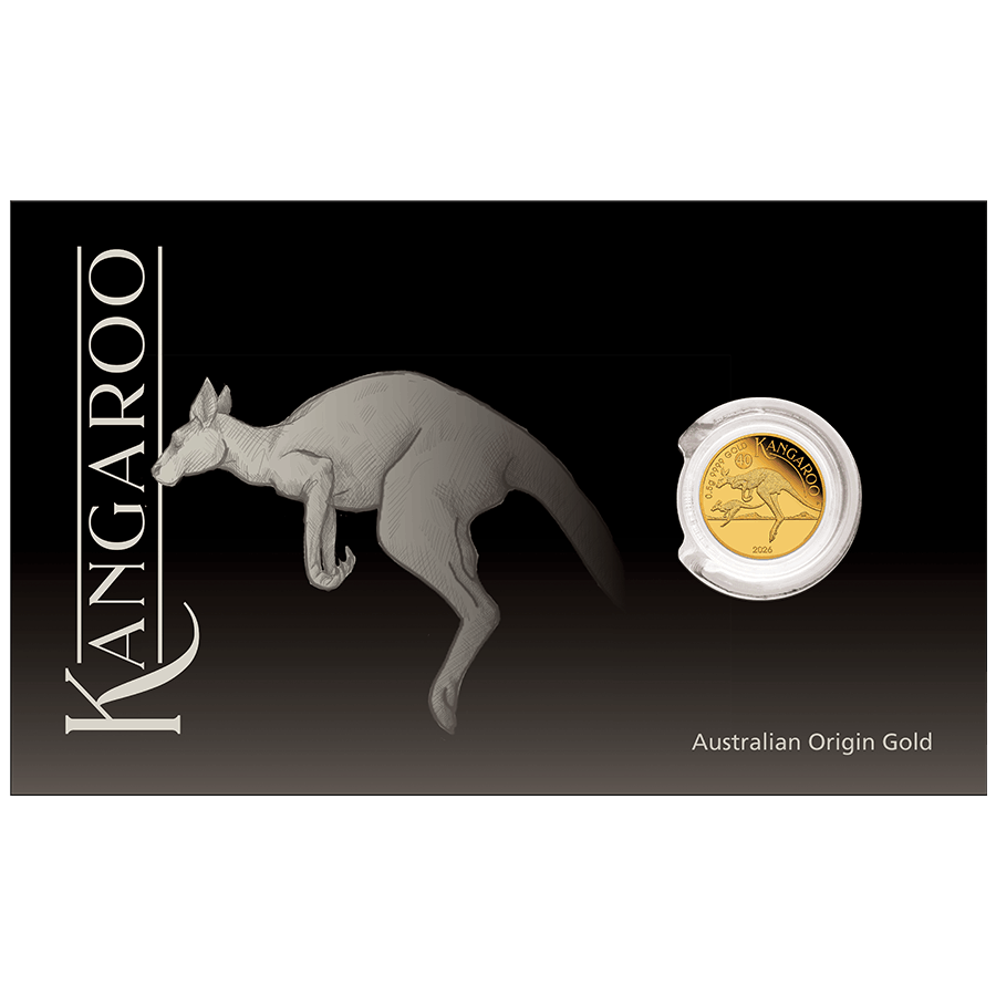 0.5 gram Gold Coin - Mini Kangaroo Proof 2026 thumbnail 3