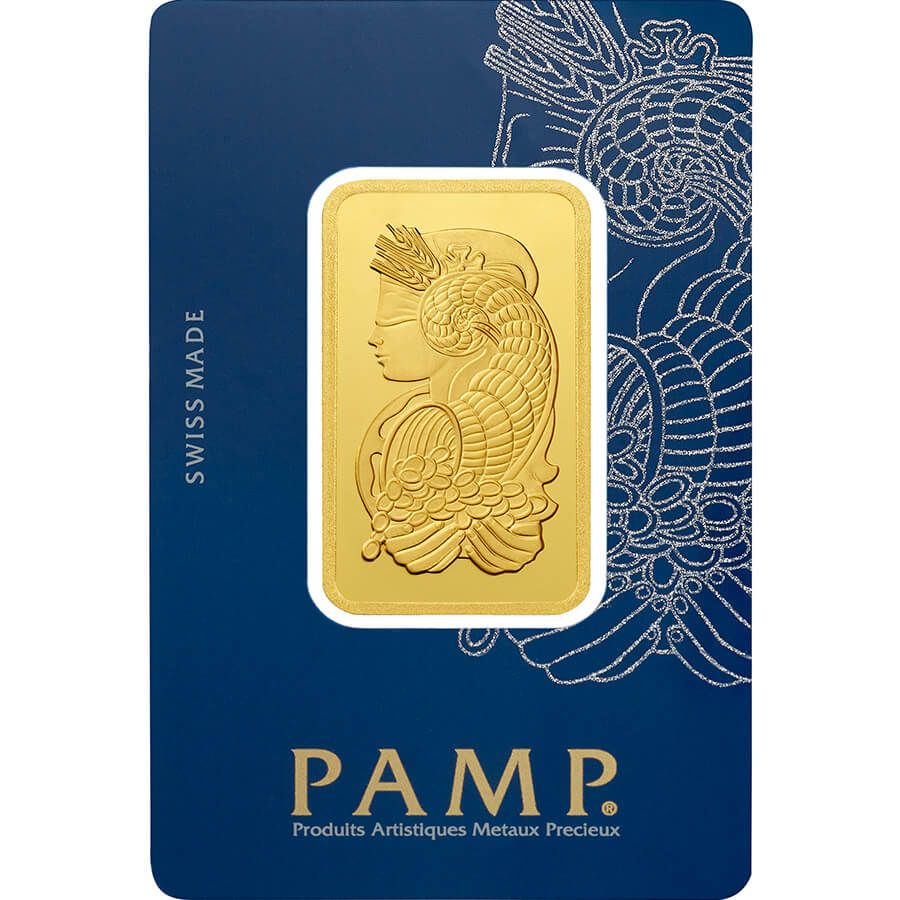 25 x 1 ounce Gold Bar Monster Box - Lady Fortuna - Carbon Neutral thumbnail 2