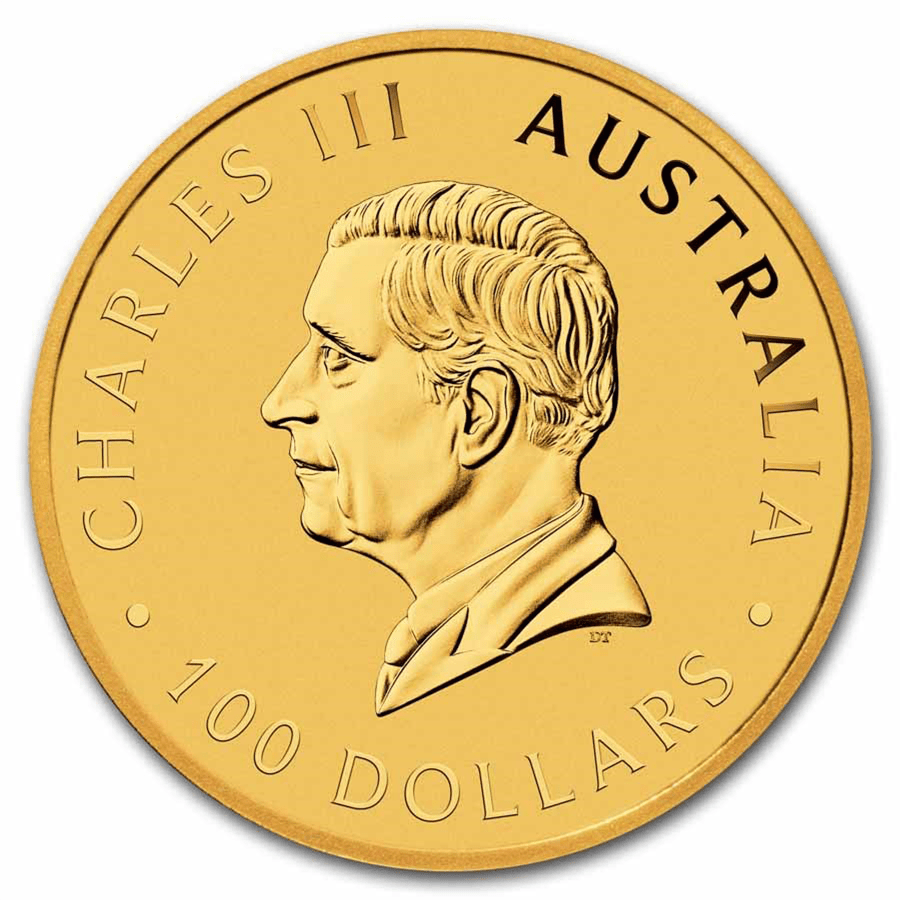 1 ounce Gold Coin - Perth Mint Kangaroo 2024 thumbnail 2