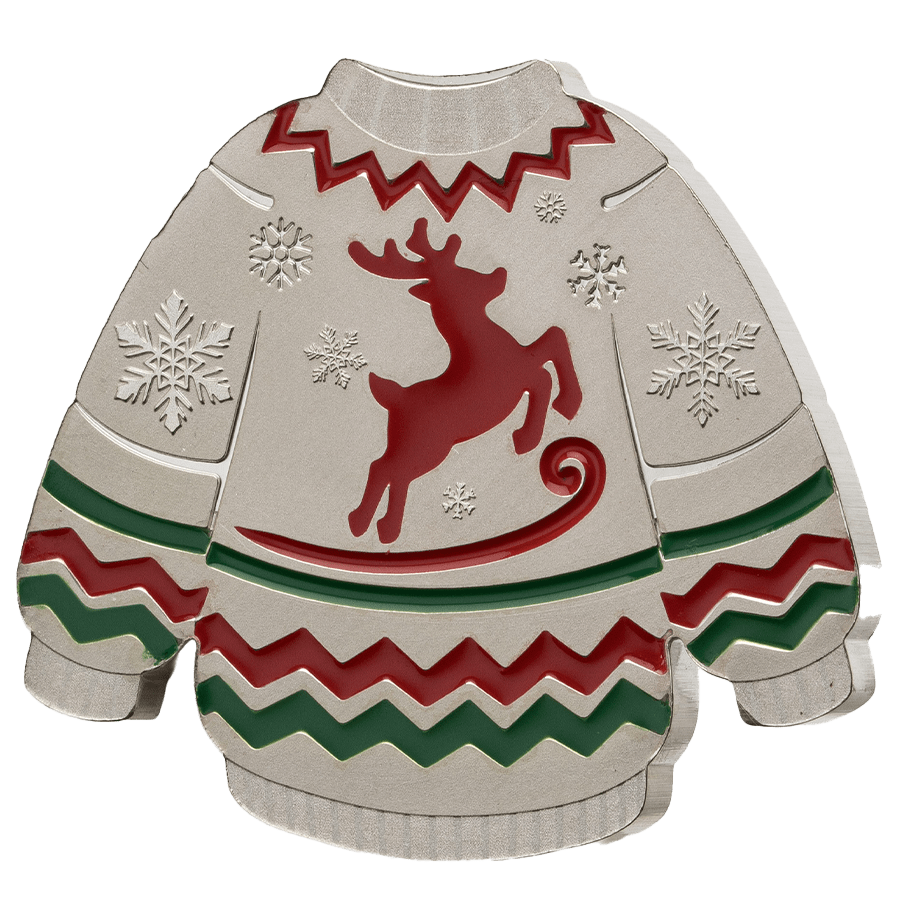 1 ounce Silver Coin - Christmas Sweater — photo 1