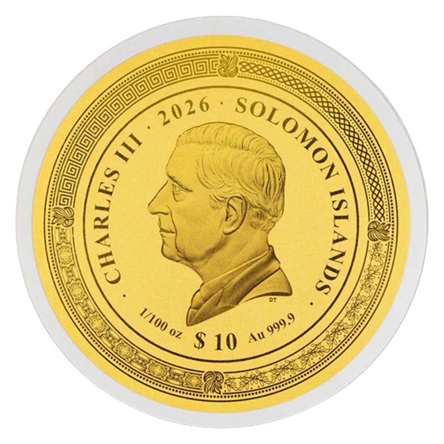 1/100 oz Gold Coin - Emperors of the World - Charlemagne 2026 thumbnail 4