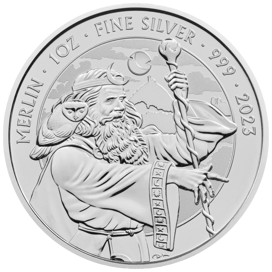 1 ounce Silver Coin - Myths and Legends - Merlin 2023 — photo 1