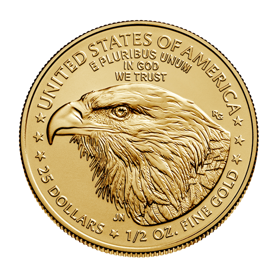 1/2 ounce Gold Coin - American Eagle - Mixed Years thumbnail 2