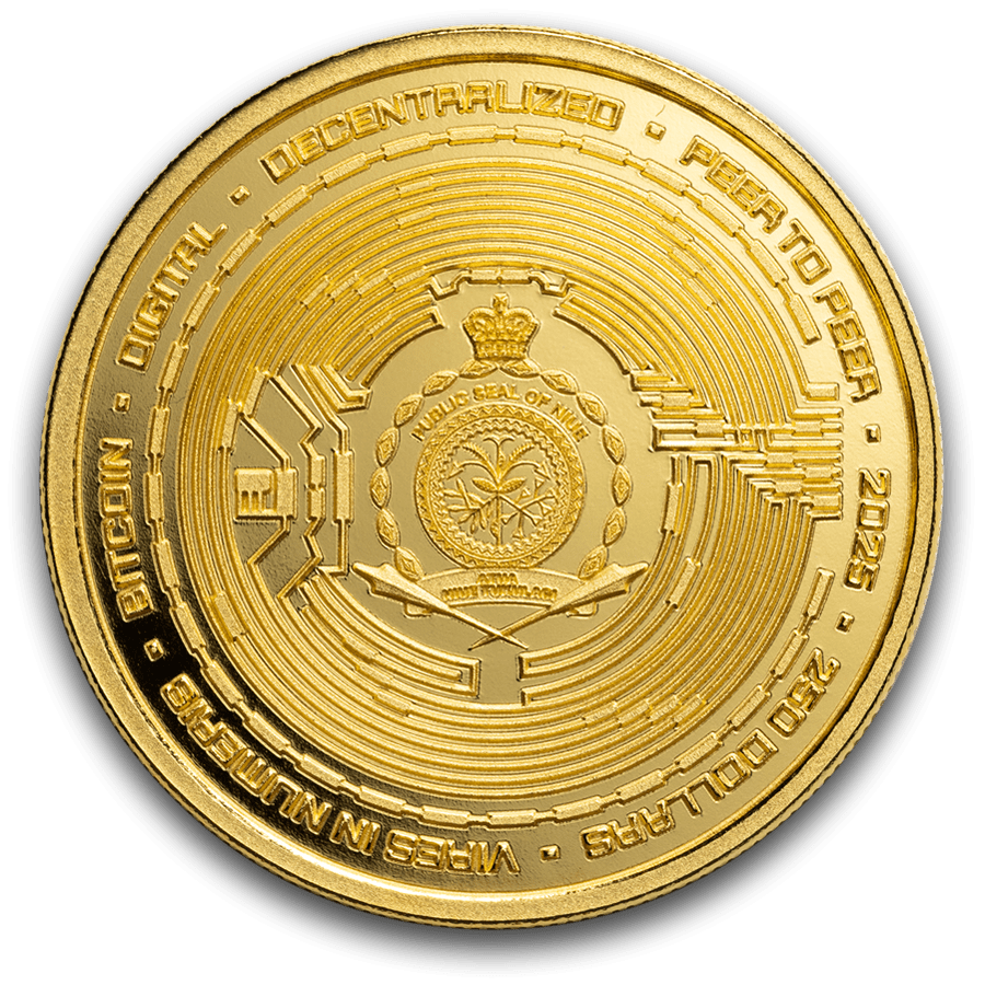 1 ounce Gold Coin - 2025 Bitcoin thumbnail 3