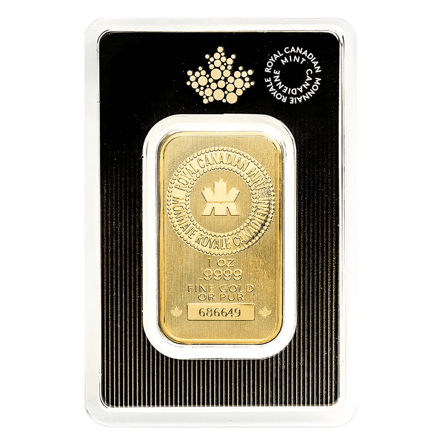 1 ounce Gold Bar - Royal Canadian Mint