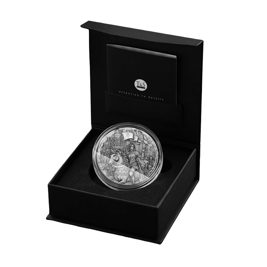 2 ounce Silver Coin - Jeanne d'Arc thumbnail 3