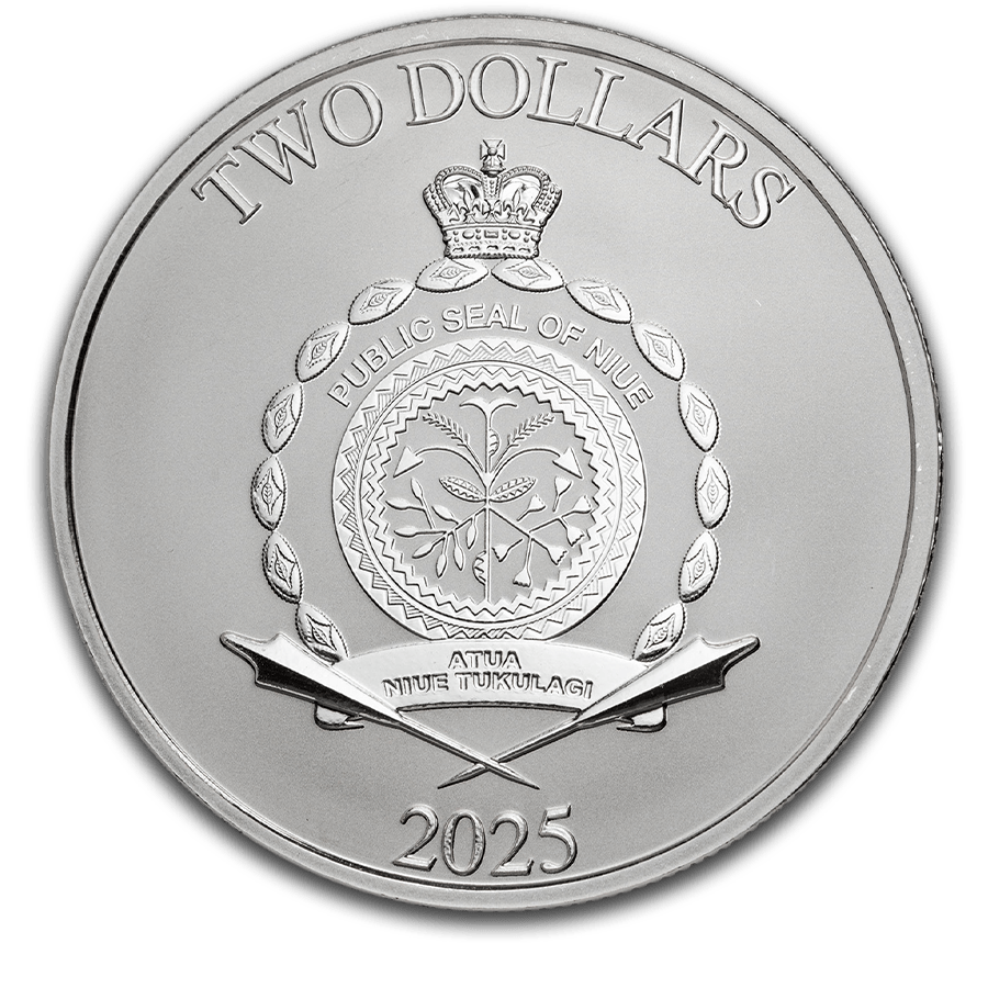1 ounce Silver Coin - Mickey Christmas 2025 thumbnail 2