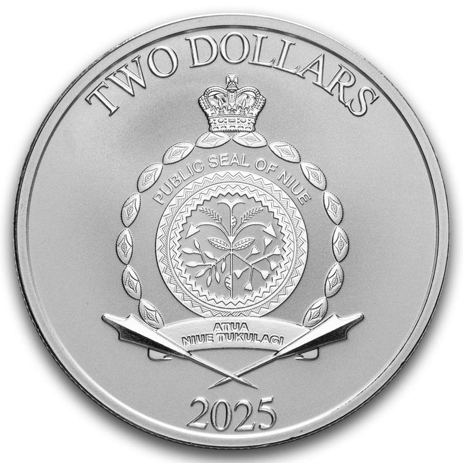 1 ounce Silver Coin - Star Wars Luke Skywalker 2025 thumbnail 2