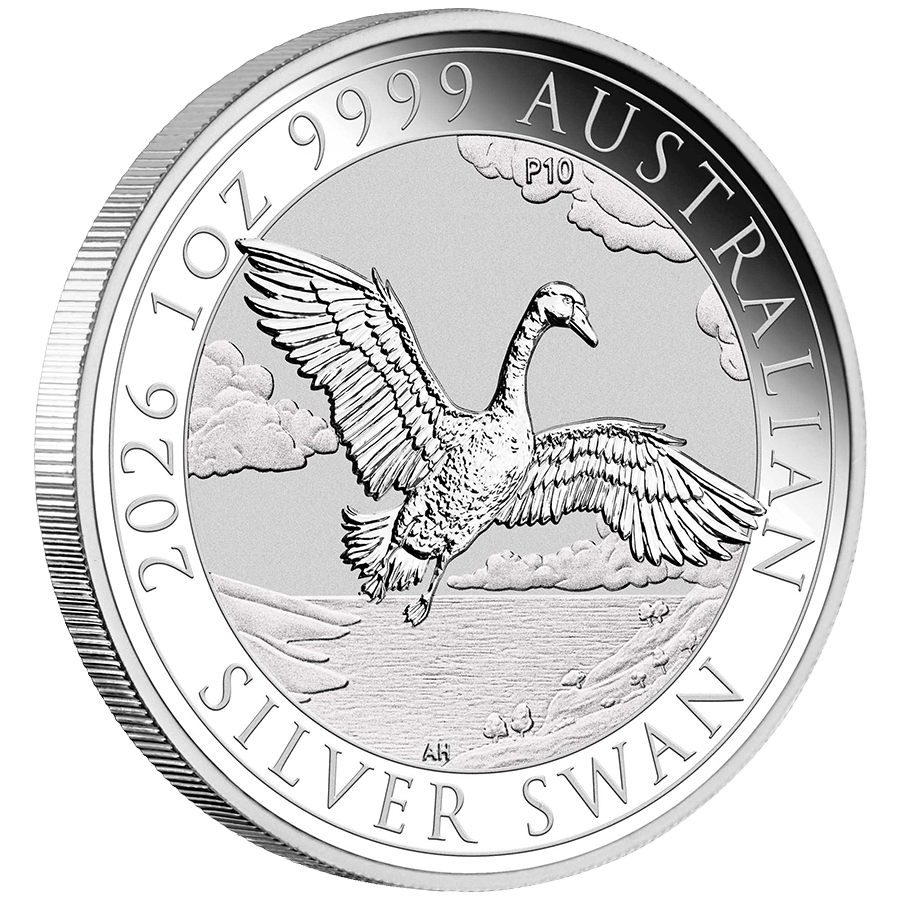 1 ounce Silver Coin - Australian Swan 2026 thumbnail 3