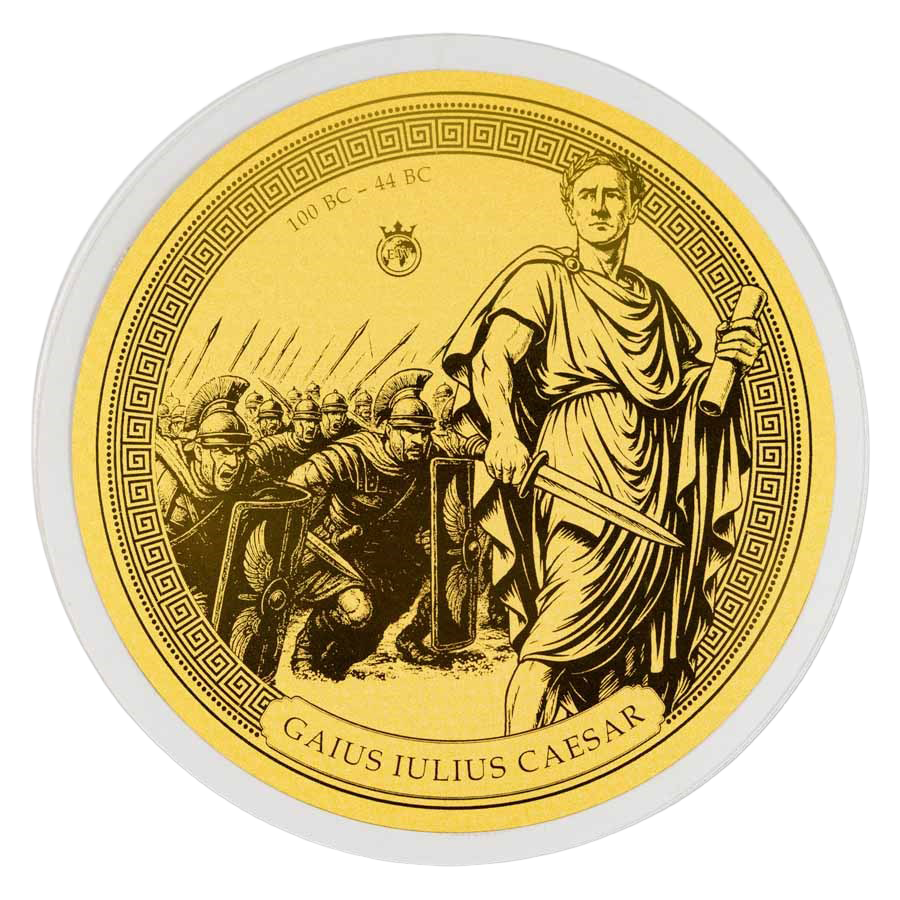 1/100 oz Gold Coin - Emperors of the World - Julius Caesar 2026 thumbnail 3