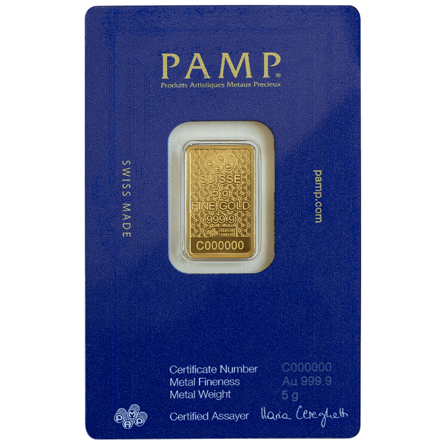 5 gram Gold Bar - PAMP Suisse Arabian Horse (with frame) thumbnail 6