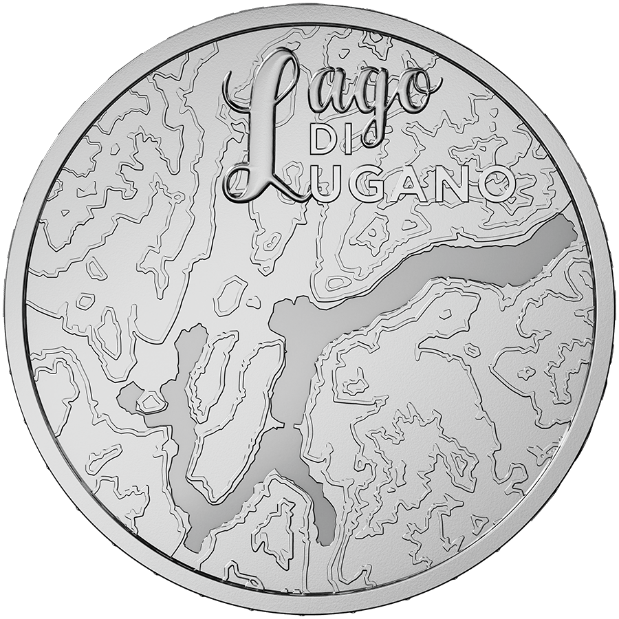 20 gram Silver Coin - Switzerland Lake Lugano 2025 — photo 1