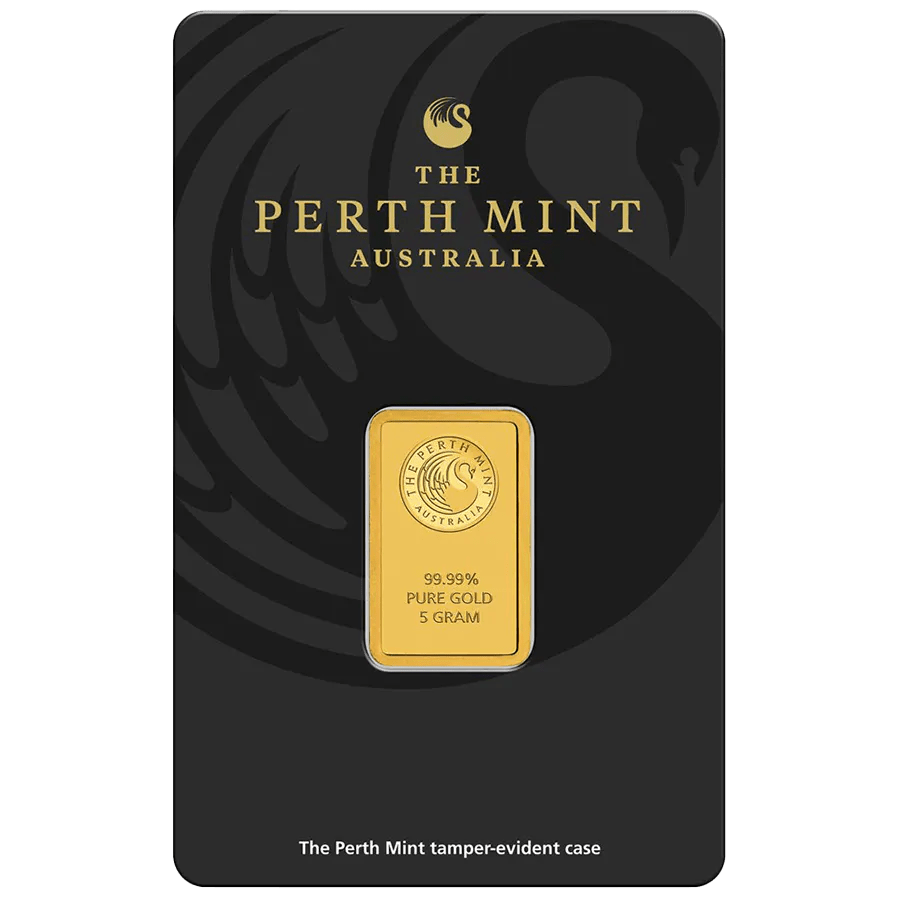 5 gram Gold Bar - The Perth Mint  — photo 1