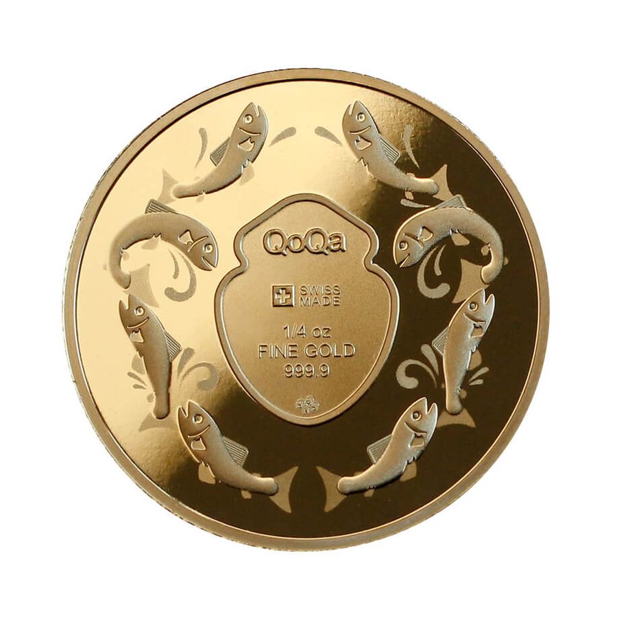 1/4 ounce Gold Circular Ingot - QoQa Edition thumbnail 2