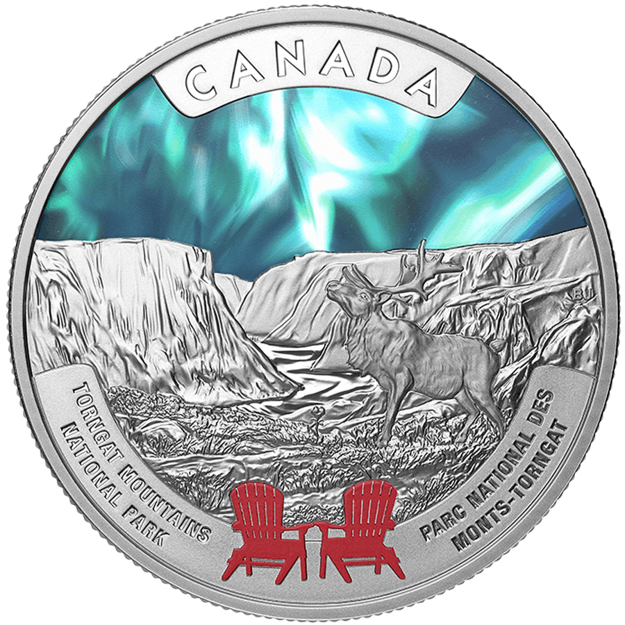 1 ounce Silver Coin - Torngat Mountain National Park Proof — photo 1