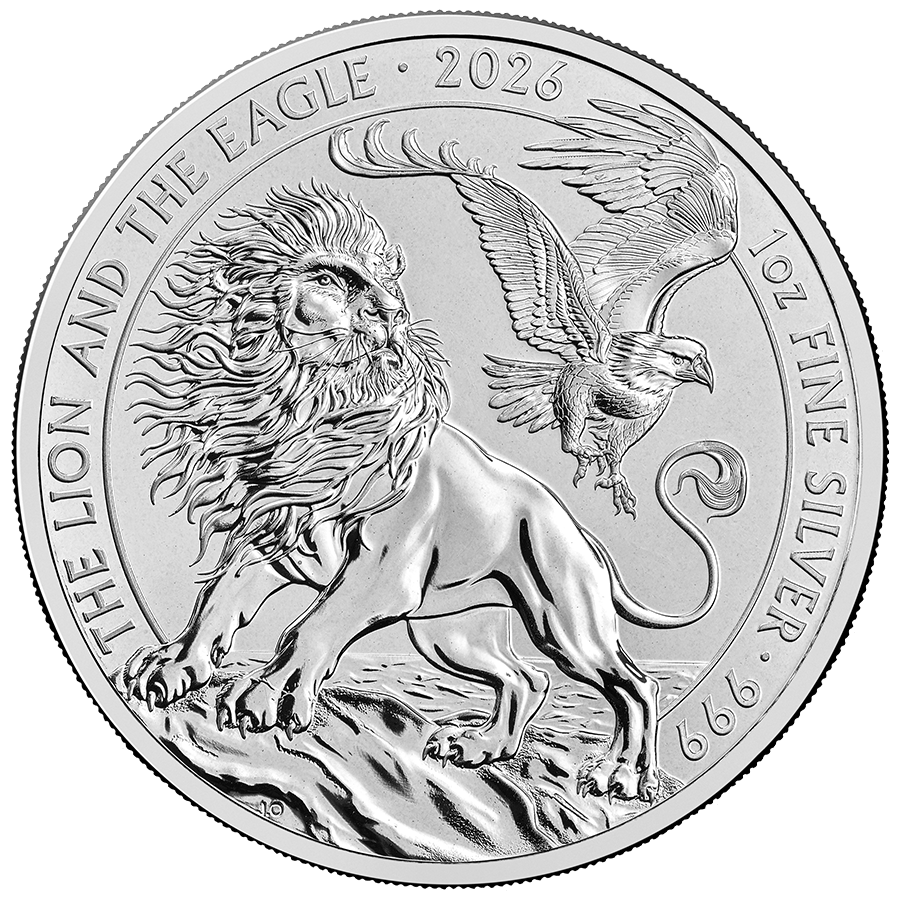 1 ounce Silver Coin - The Lion and the Eagle 2026 — photo 1