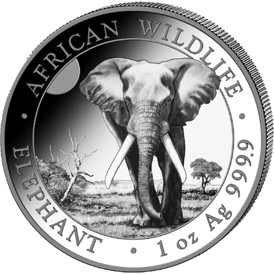 1 ounce Silver Coin - Somalia Elephant 2025 — photo 1