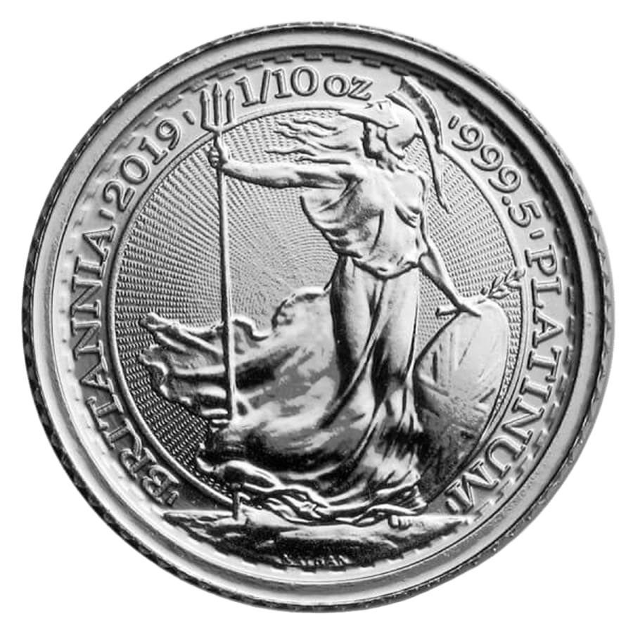 1/10 oz Platinum Coin - Britannia BU 2019 — photo 1