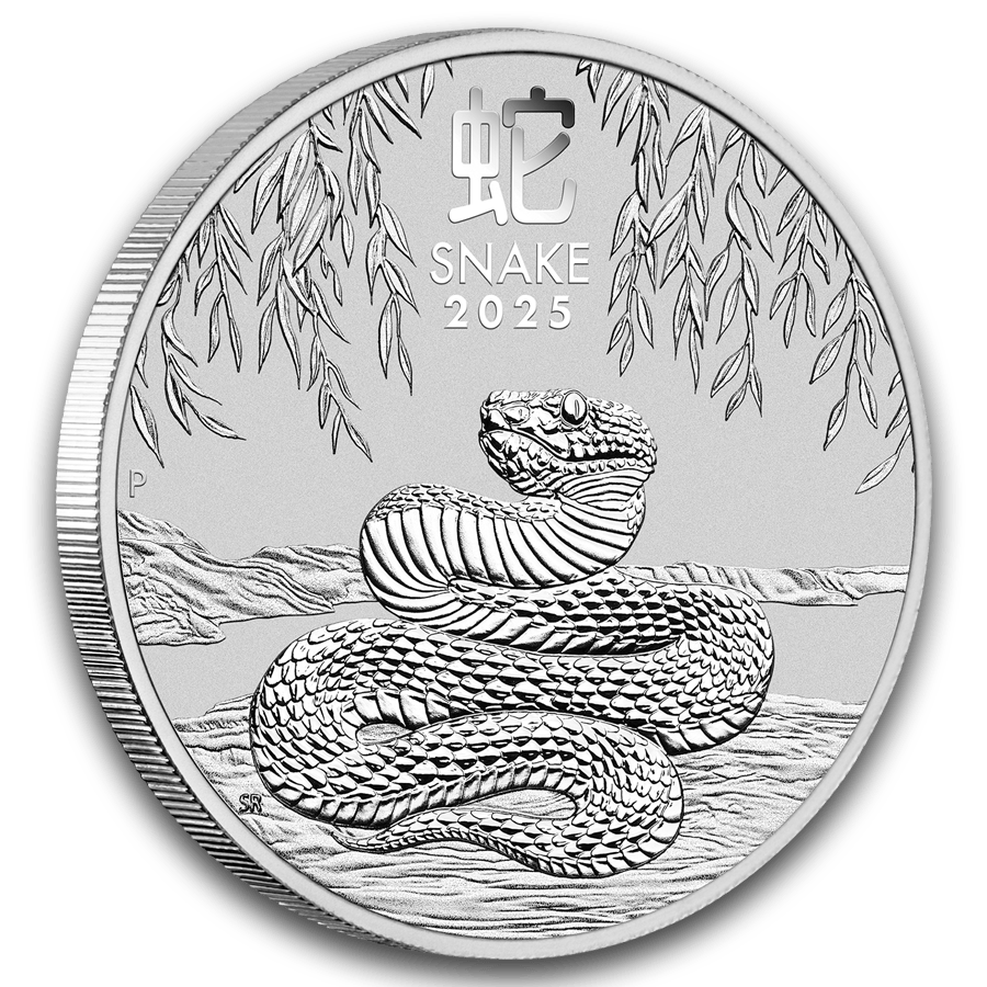1 ounce Silver Coin - MS-70 PCGS - Australia Lunar Snake 2025  thumbnail 4