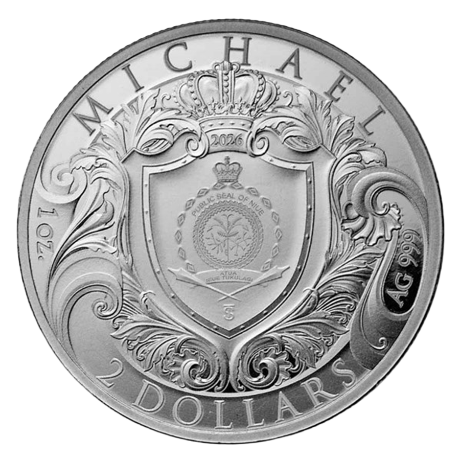 1 ounce Silver Coin - Archangel Michael thumbnail 2