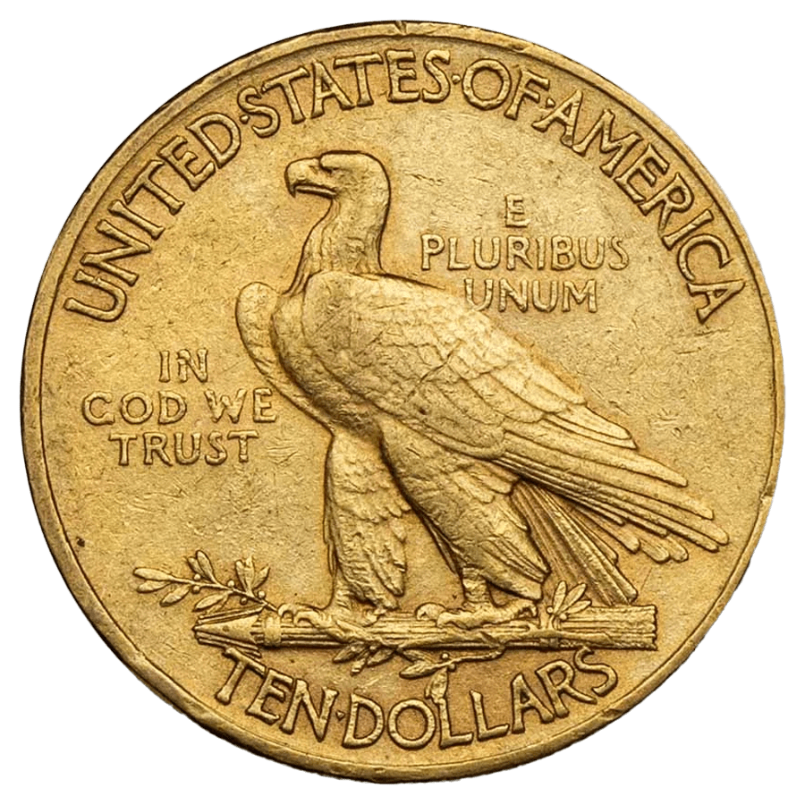 10 US Dollars Gold Coin - Indian Eagle Mixed Years thumbnail 2