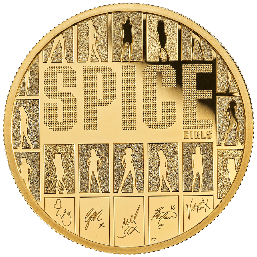 1 ounce Gold Coin - Music Legends Spice Girls Proof — photo 1
