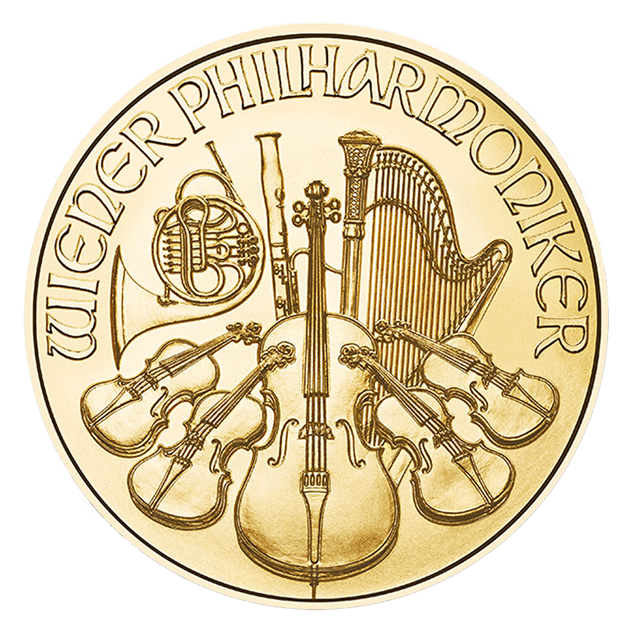 1/10 Unze Gold Coin - Philharmonic BU 2019 — photo 1