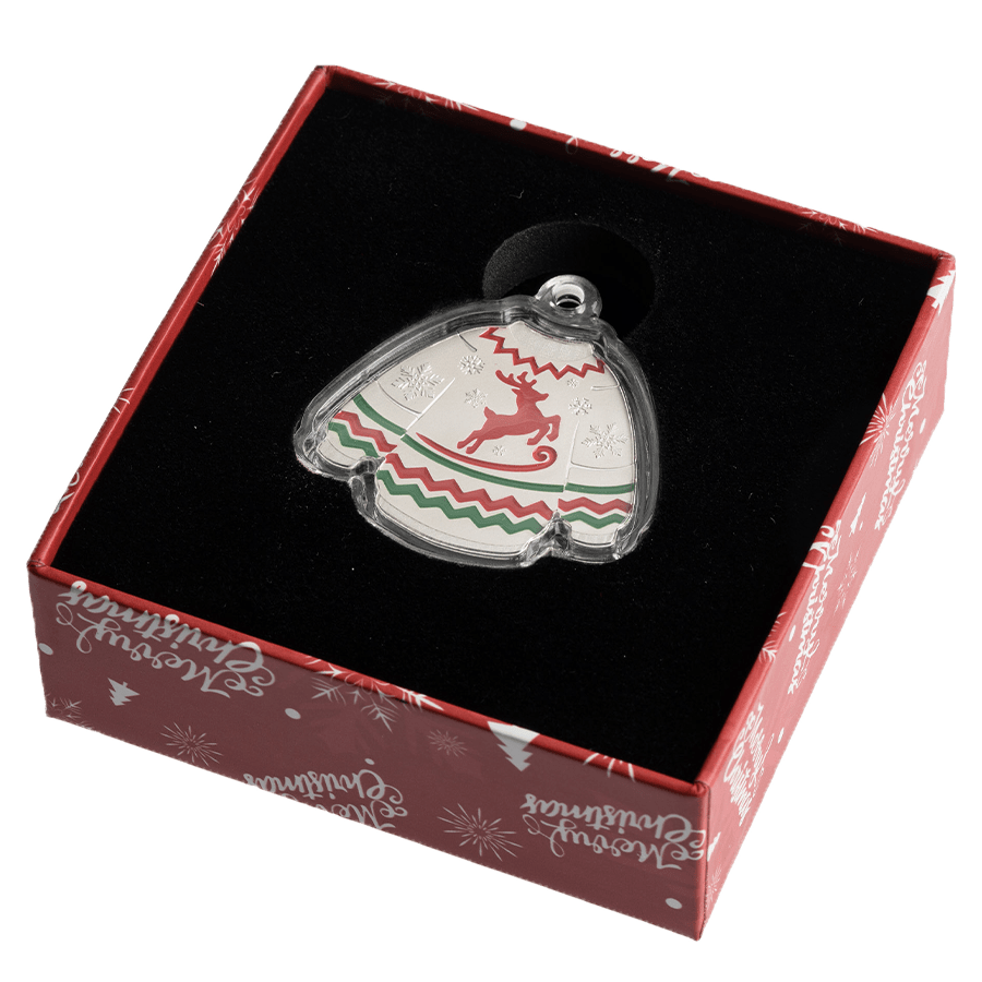 1 ounce Silver Coin - Christmas Sweater thumbnail 3