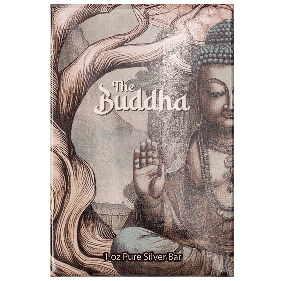 1 ounce Silver Bar - The Buddha thumbnail 7