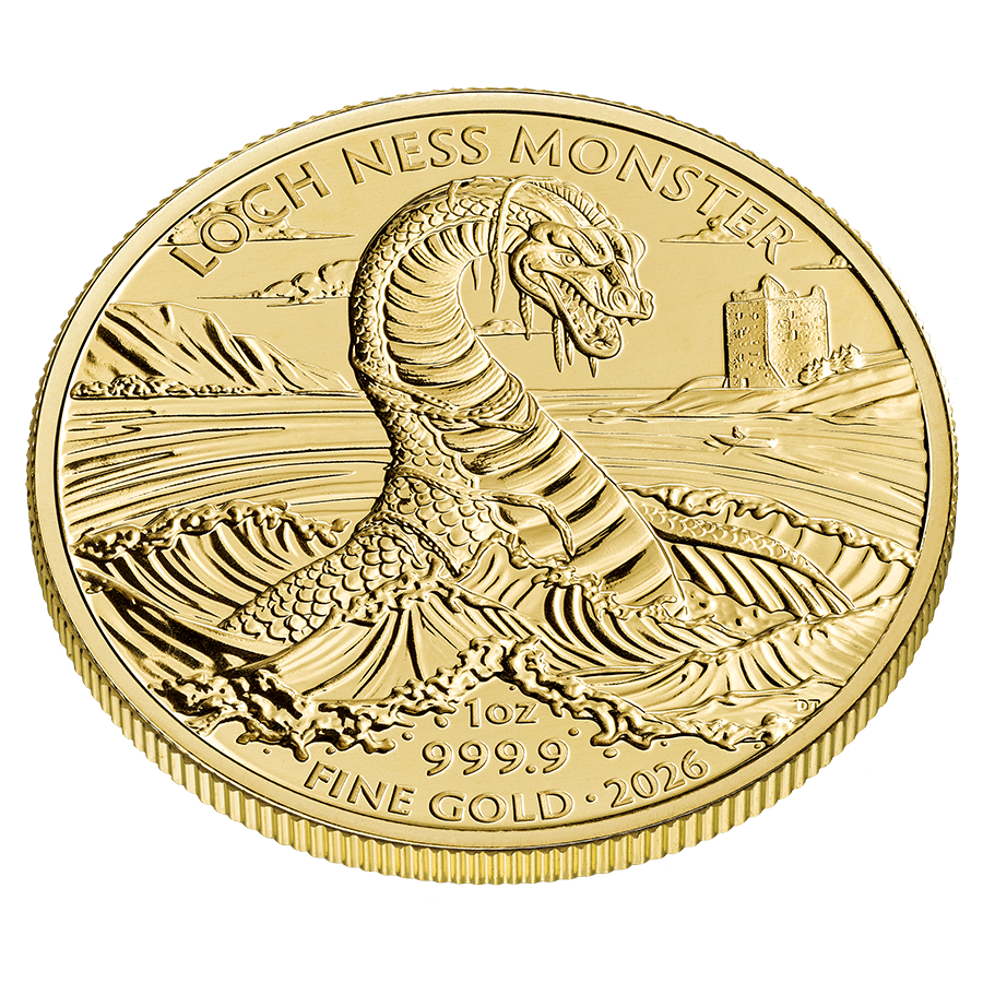 1 ounce Gold Coin - Legend of the Loch Ness thumbnail 3