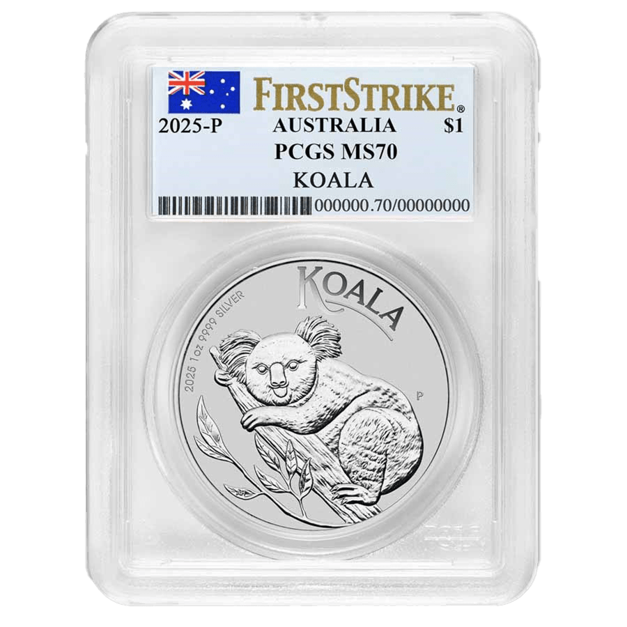 1 ounce Silver Coin - MS-70 PCGS - Australia Koala 2025  — photo 1