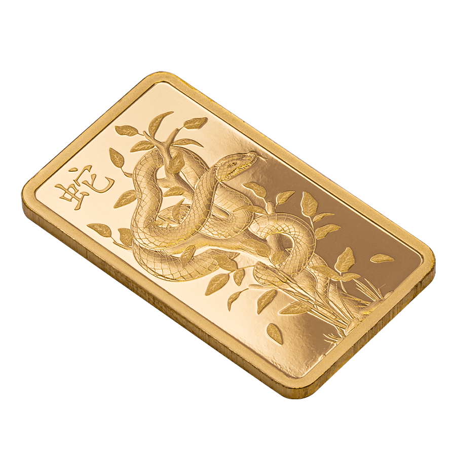 5 gram Gold Bar - PAMP Suisse Lunar Snake 2025 thumbnail 7