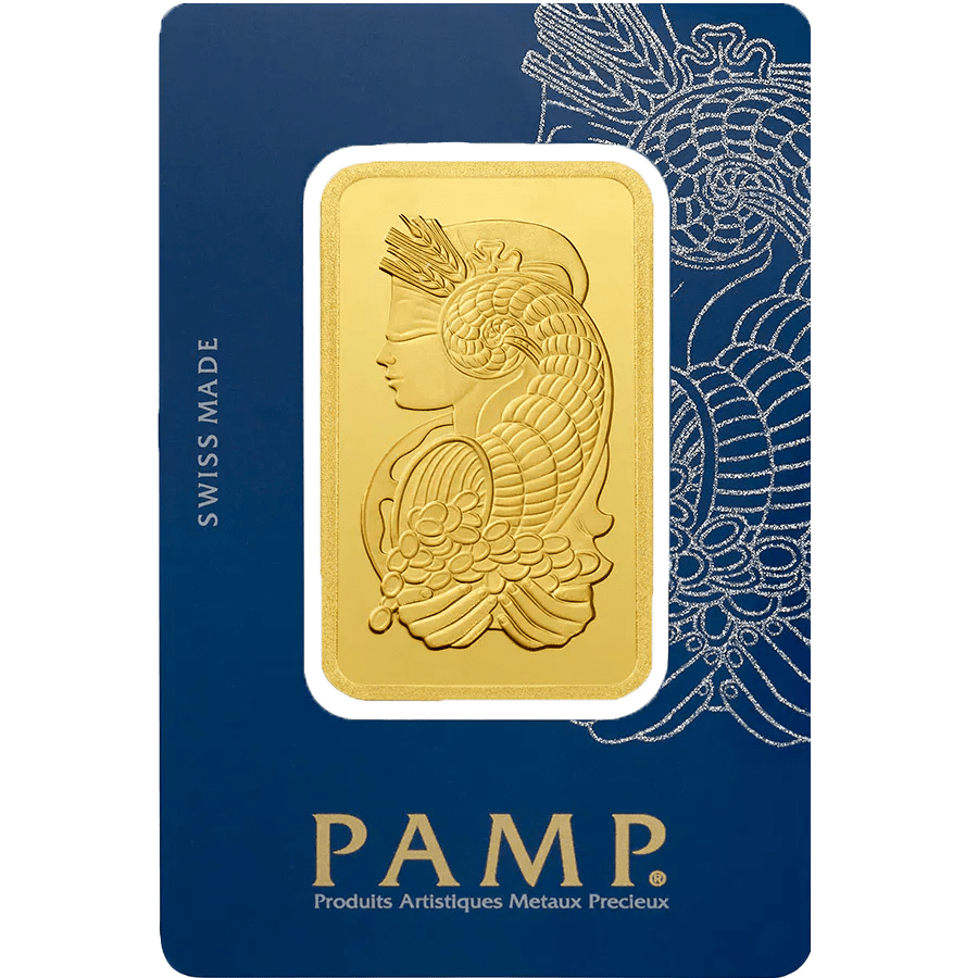 100 gram Gold Bar - PAMP Suisse Lady Fortuna — photo 1