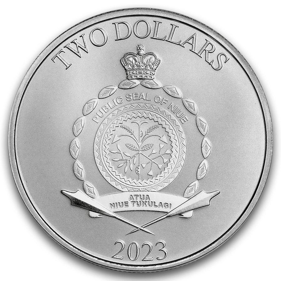 1 ounce Silver Coin - Greek Heroes Hercules 2023 thumbnail 2