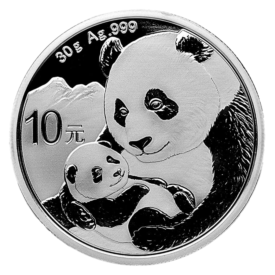 30 gram Fine Silver Coin 999.0 - Panda BU 2019 — photo 1
