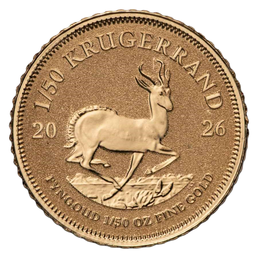  4 Coin Gold Set - Krugerrand Reverse Fractional 2026 thumbnail 5