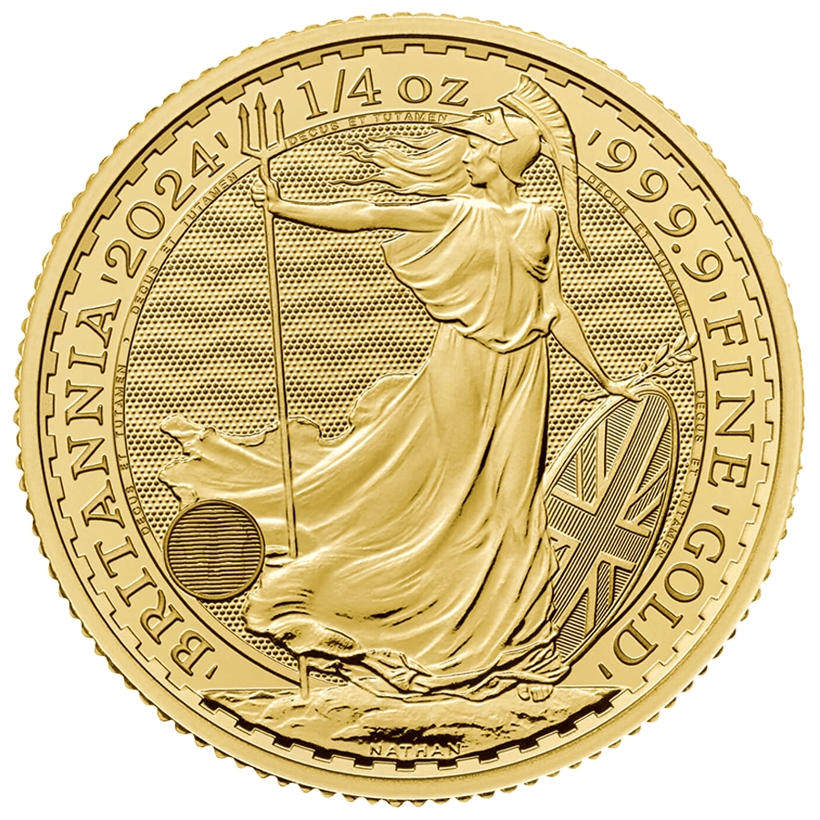 1/4 ounce Gold Coin - Britannia - Mixed Years — photo 1