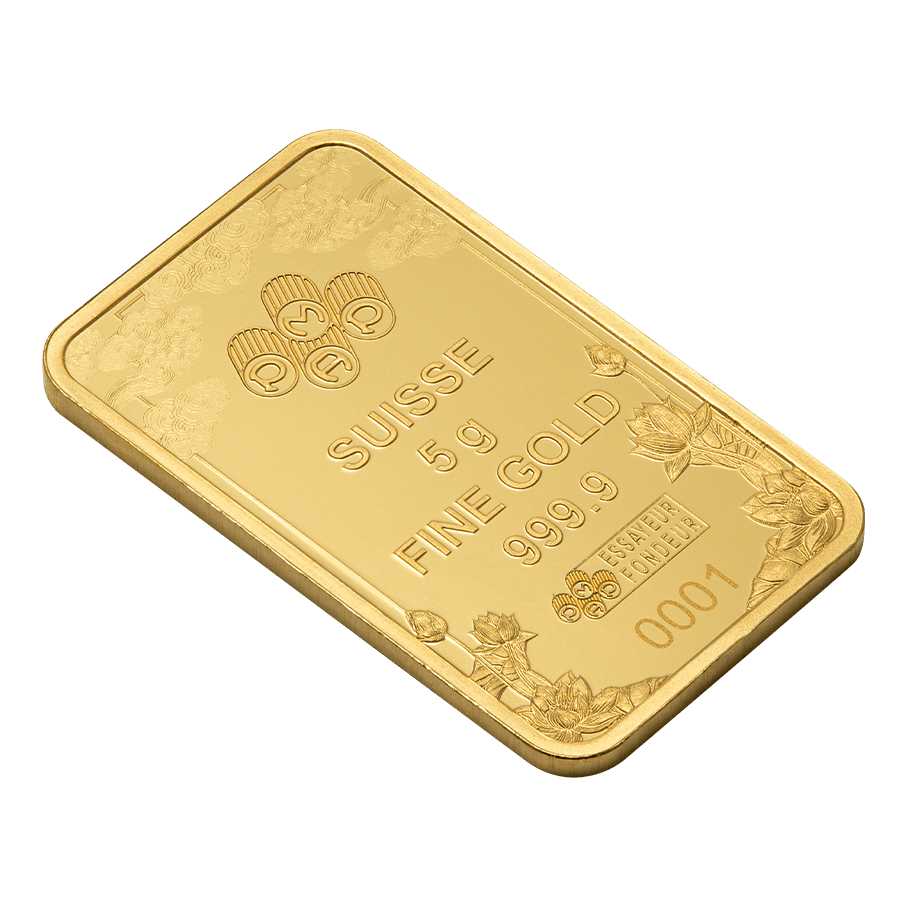5 gram Gold Bar - Good Luck Yellow Dragon thumbnail 8